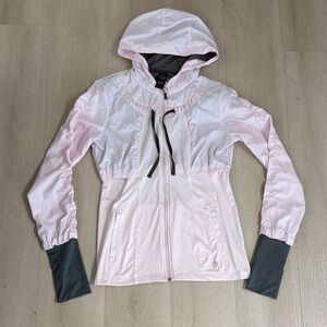 MPG Light Pink Hooded Jacket Size M